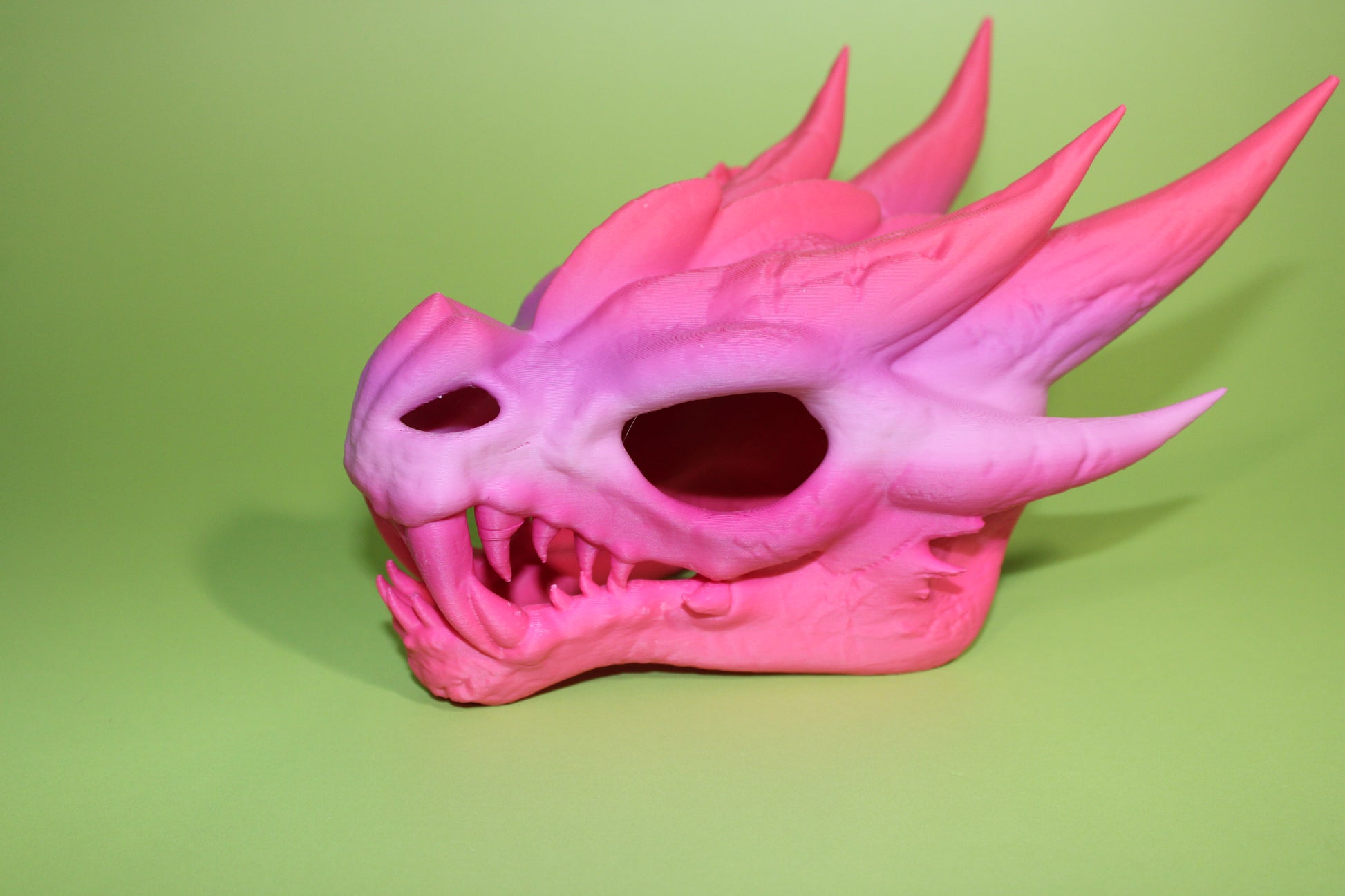 Rose Dragon Skull 3D Printed - Wonderland 3D Printing 