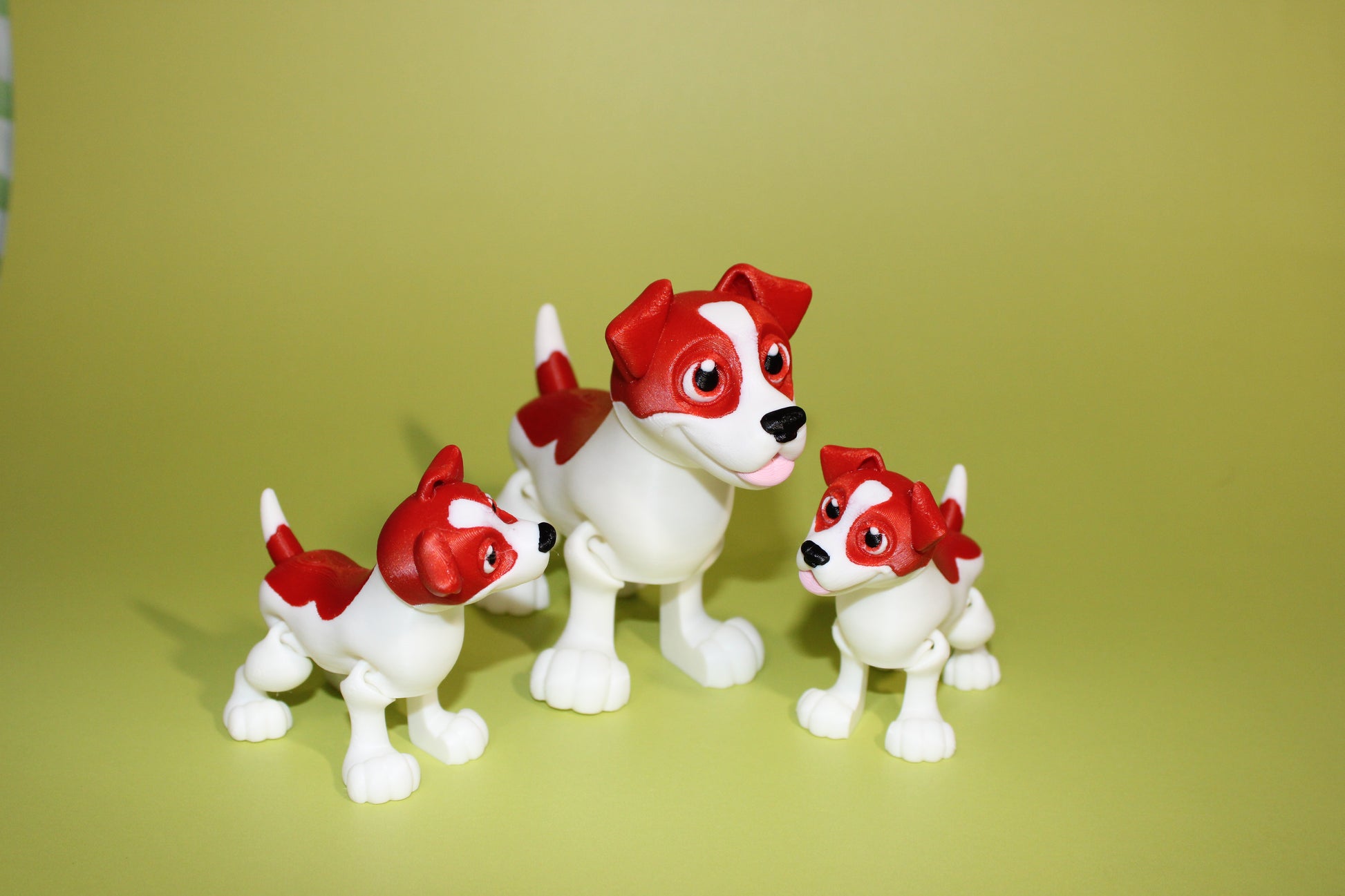 Jack Russell Terrier Dog 3D Printed Articulated Figurine - Wonderland 3D Printing 