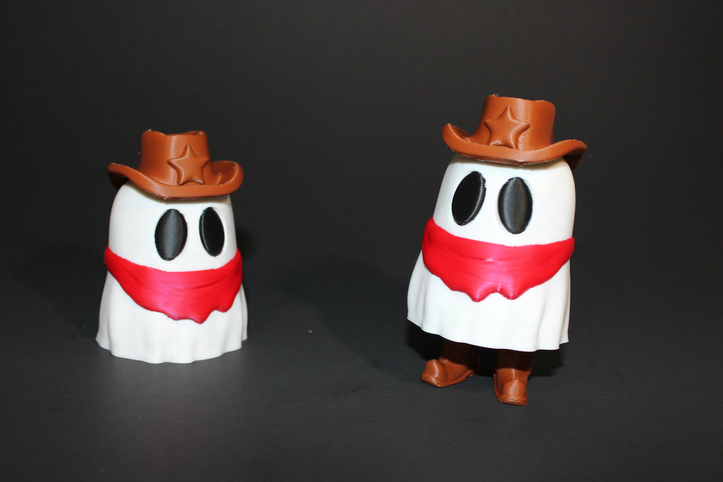 Cowboy Ghost 3.5 inches Tall - 3D Printed Articulated Fidget Toy
