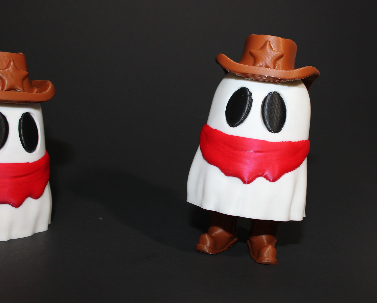 Cowboy Ghost 3.5 inches Tall - 3D Printed Articulated Fidget Toy
