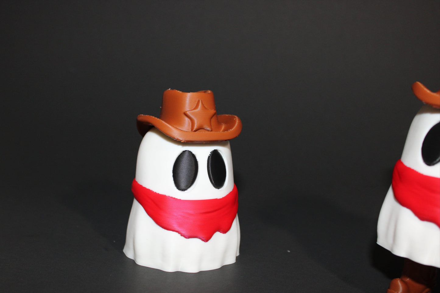 Cowboy Ghost 3.5 inches Tall - 3D Printed Articulated Fidget Toy