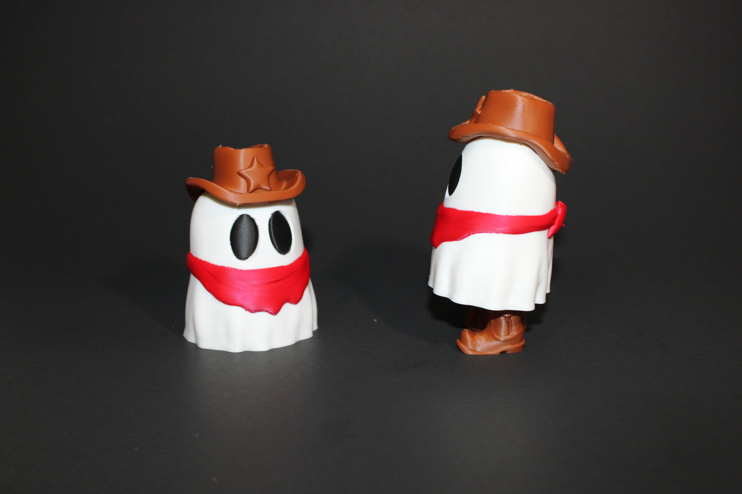 Cowboy Ghost 3.5 inches Tall - 3D Printed Articulated Fidget Toy