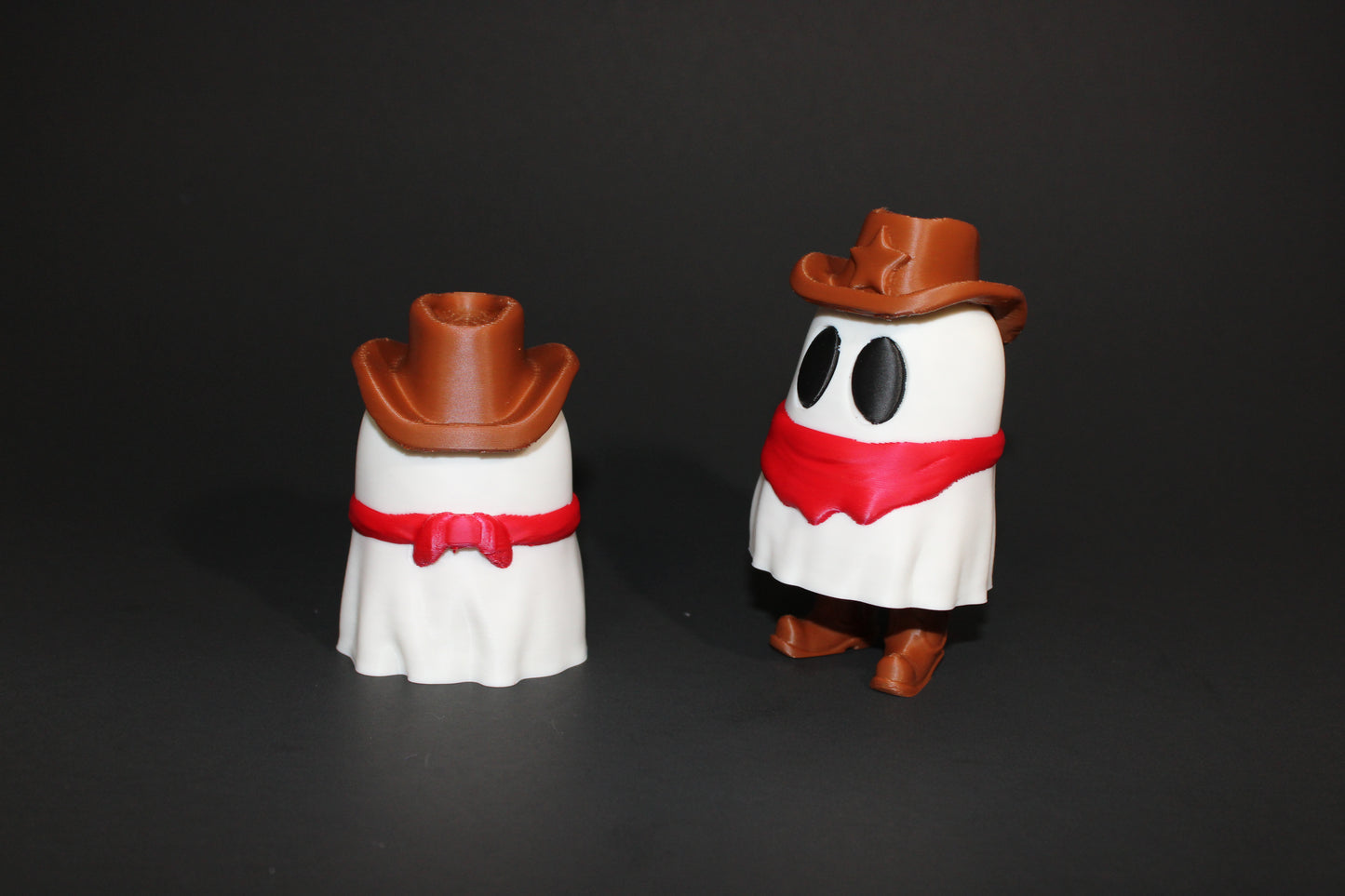Cowboy Ghost 3.5 inches Tall - 3D Printed Articulated Fidget Toy