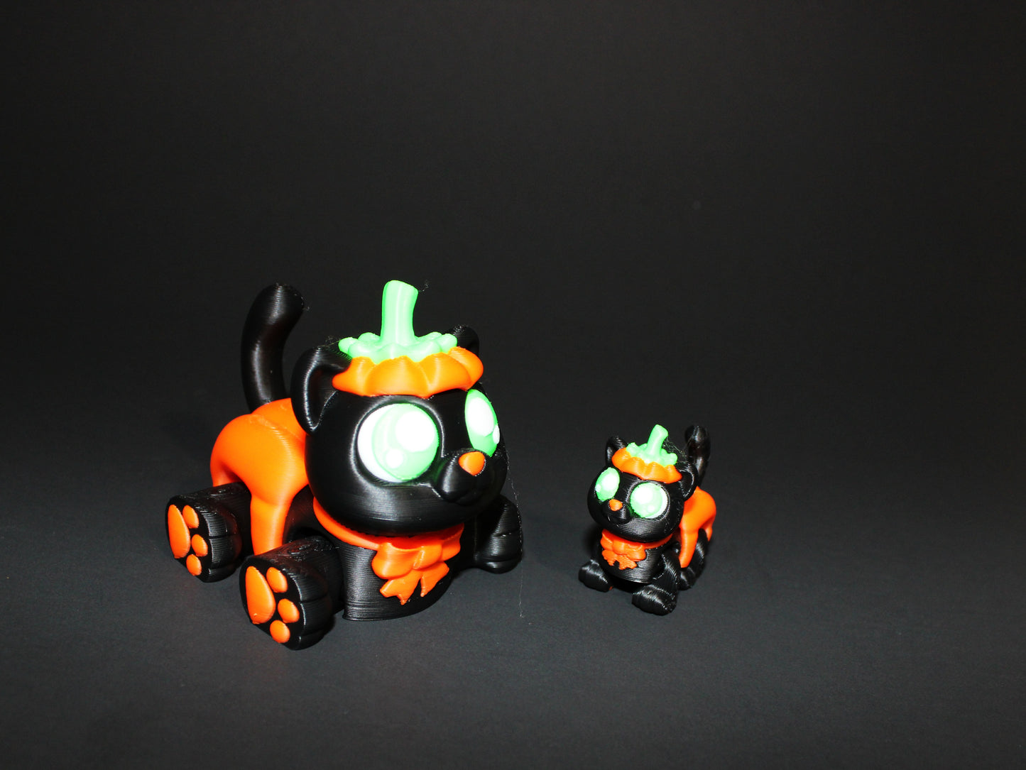 Pup-Kin Dog or Kitty-Kin Articulated Flexi Fidget Figurine
