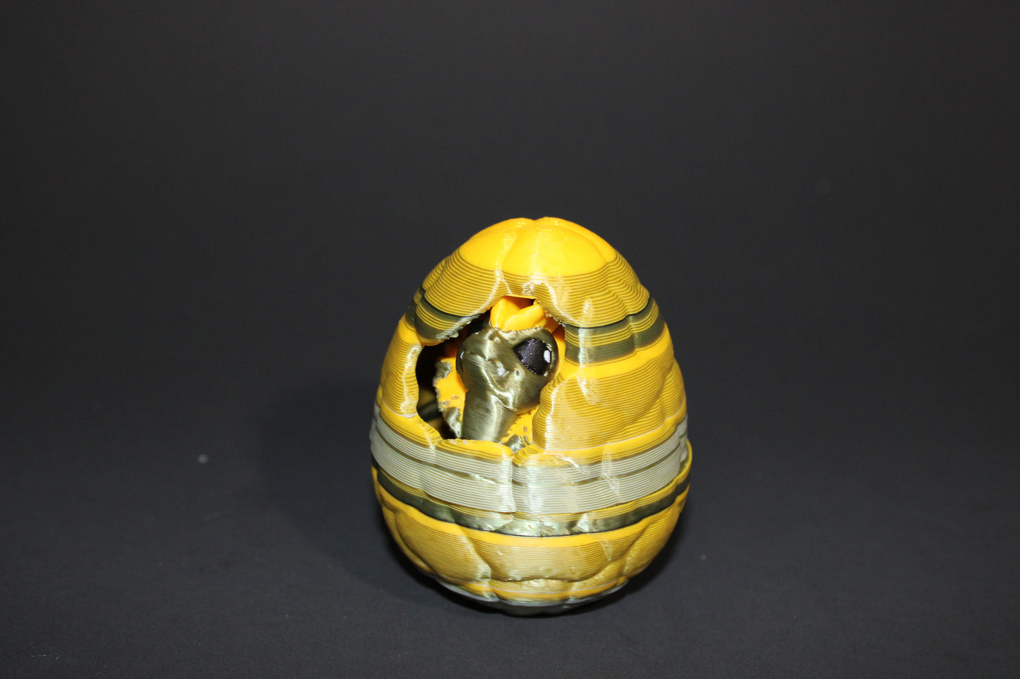 2 in Dino Hatchlings 3D Printed Articulated Figurine with Egg Options - Wonderland 3D Printing 