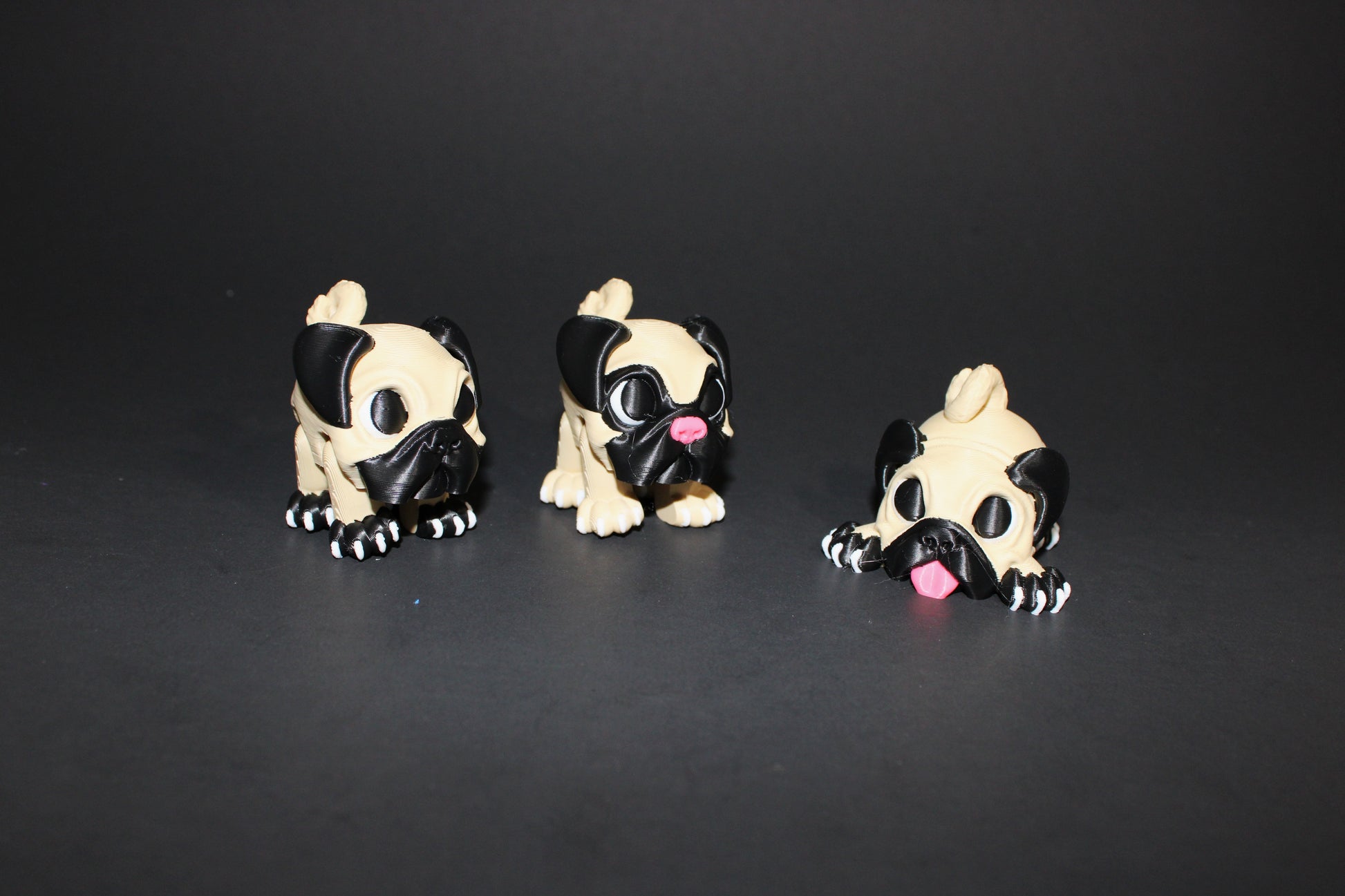 2 Cheetahs with Acacia Tree-Articulated Flexi Fidget Full Color 3D Printed Toy-3 inches tall - Wonderland 3D Printing 