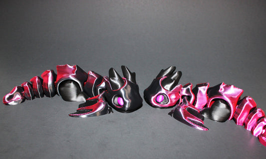Bone Dragon:7.5 inches Long-Full Color 3D Printed Articulated Fidget Toy