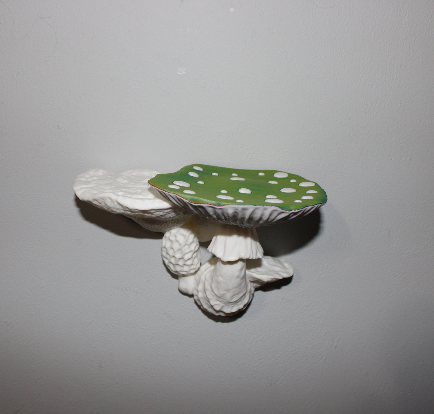Mini Mushroom Dragon with Mushroom Shelf Options-3D Printed Articulated Fidget Toy