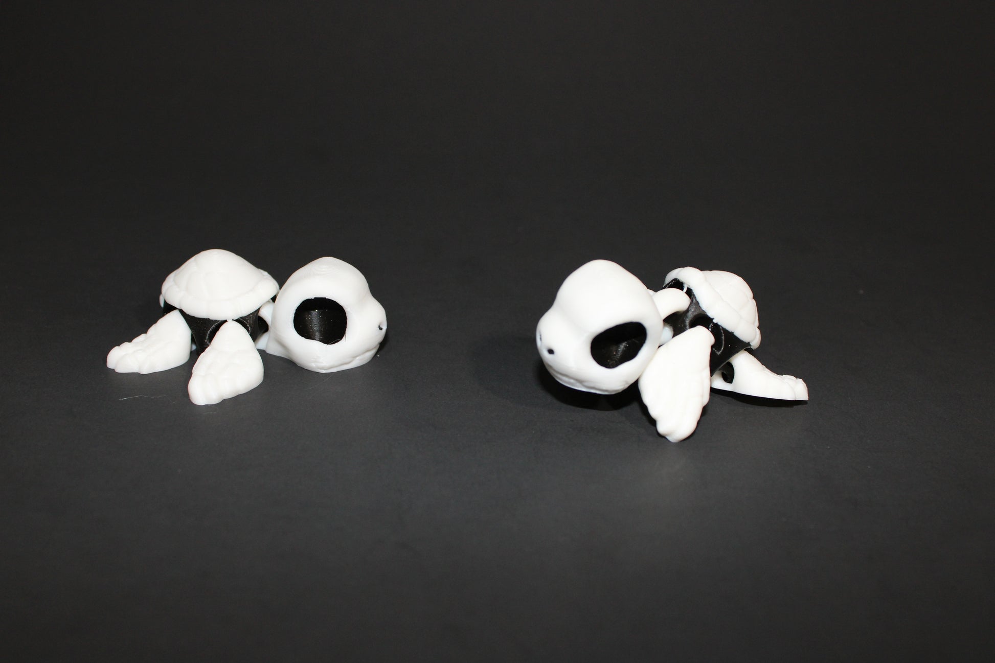 Halloween Turtles - 3D Printed Articulated Flexi Fidget Figurine: 3D Printed Fidget Toy - Wonderland 3D Printing 