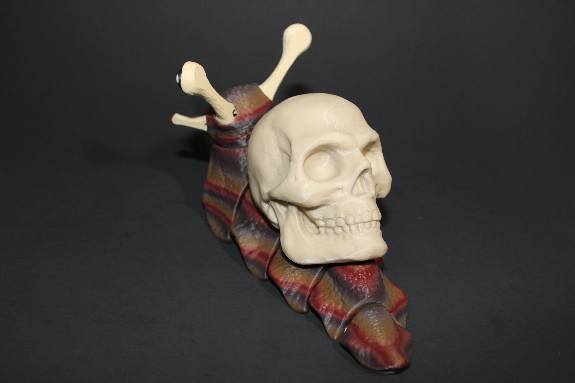 Slug or Snail Halloween Edition- 3D Printed Articulated Figurine -Popular Gift Idea! - Wonderland 3D Printing 