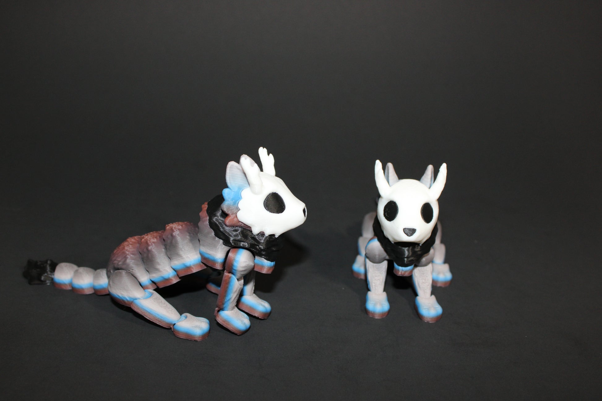 Wendigo 6 inches long 3D Printed Articulated Flexi Fidget Toy - Wonderland 3D Printing 
