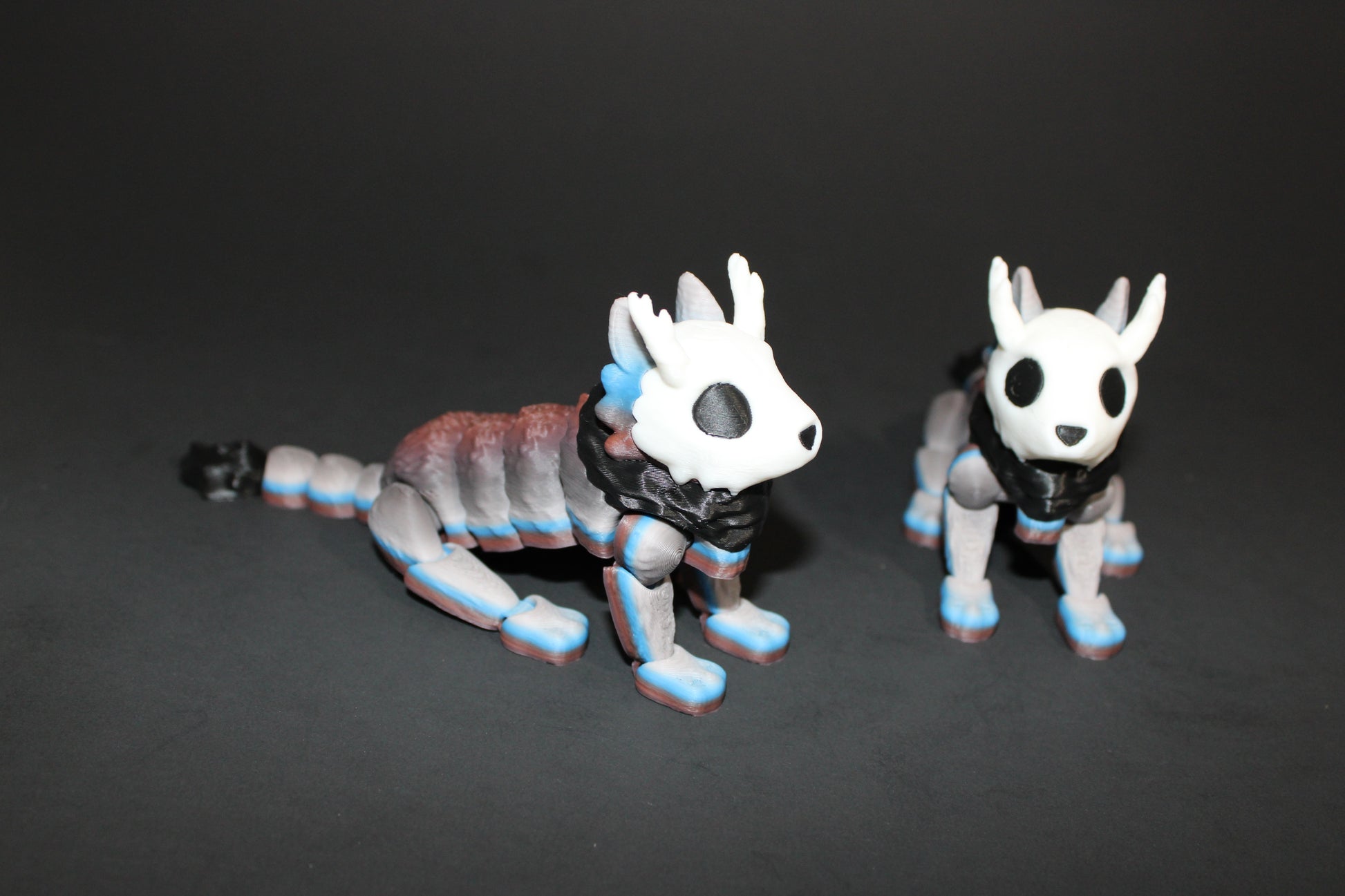 Wendigo 6 inches long 3D Printed Articulated Flexi Fidget Toy - Wonderland 3D Printing 