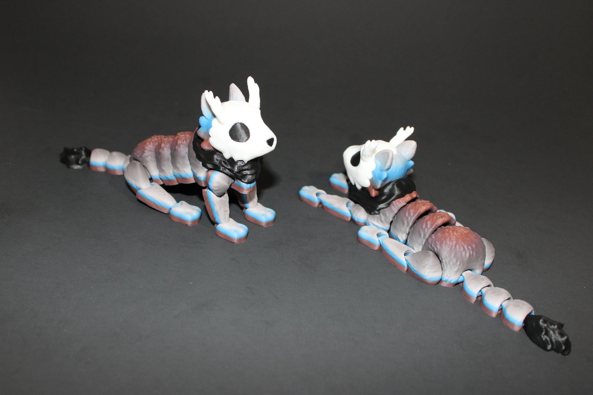 Wendigo 6 inches long 3D Printed Articulated Flexi Fidget Toy - Wonderland 3D Printing 