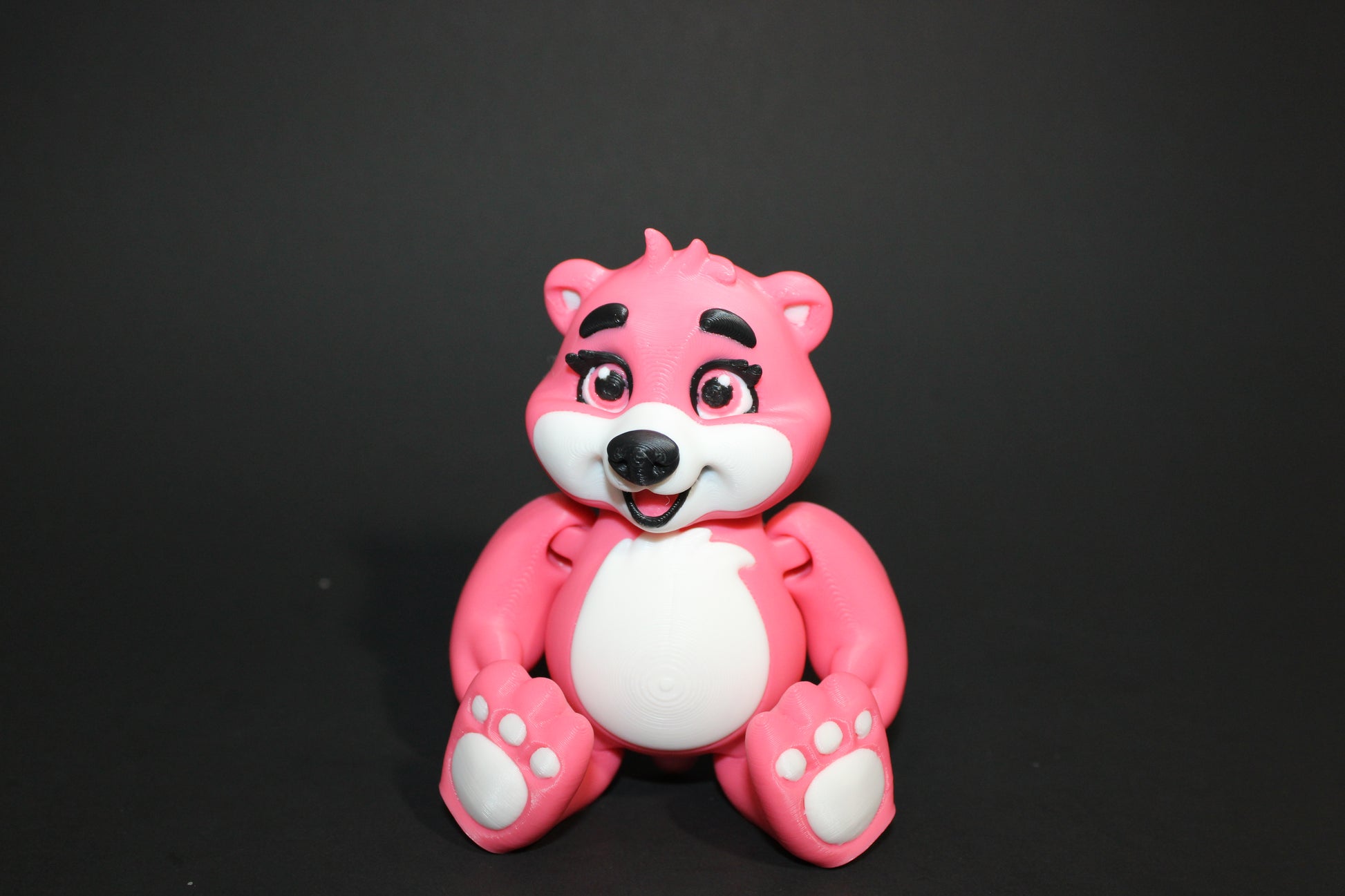 Teddy Bear 5 inches Tall-3D Printed Articulated Figurine - Wonderland 3D Printing 