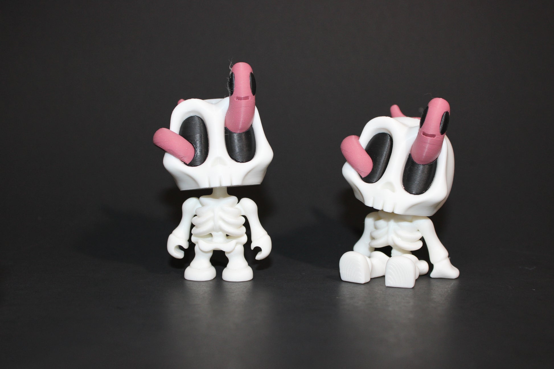 Blob Skeletons-3-3.25 inches Tall-3D Printed Articulated Flexi Figurines-Perfect for Halloween - Wonderland 3D Printing 