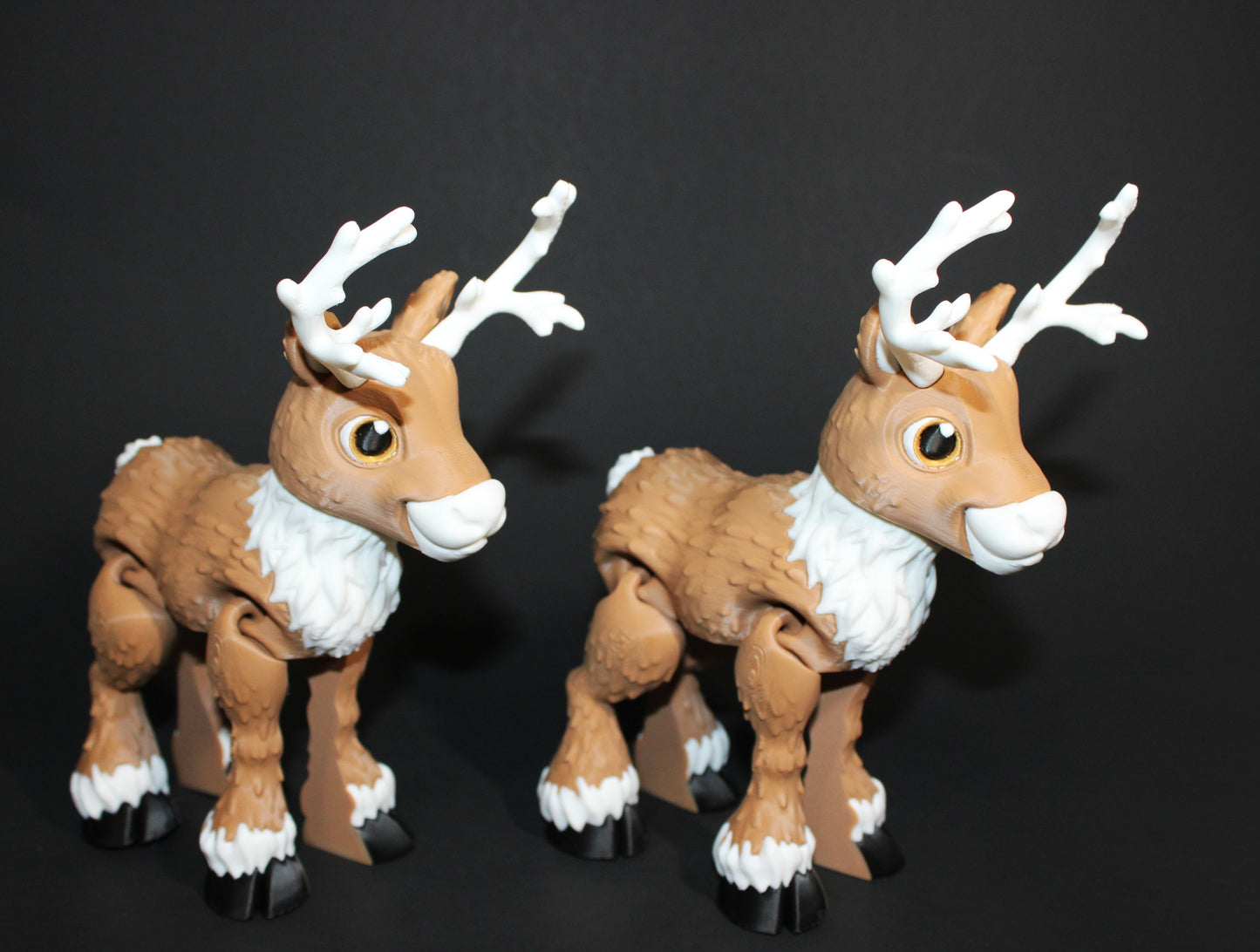 3D Printed Articulated Reindeer Fidget Toy - Wonderland 3D Printing 