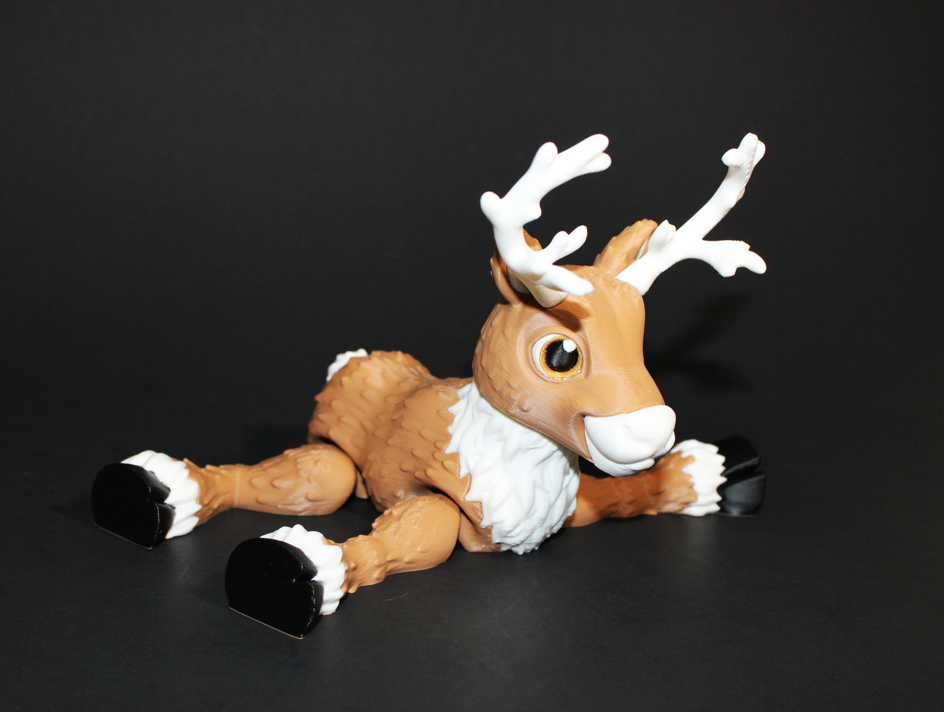 3D Printed Articulated Reindeer Fidget Toy - Wonderland 3D Printing 