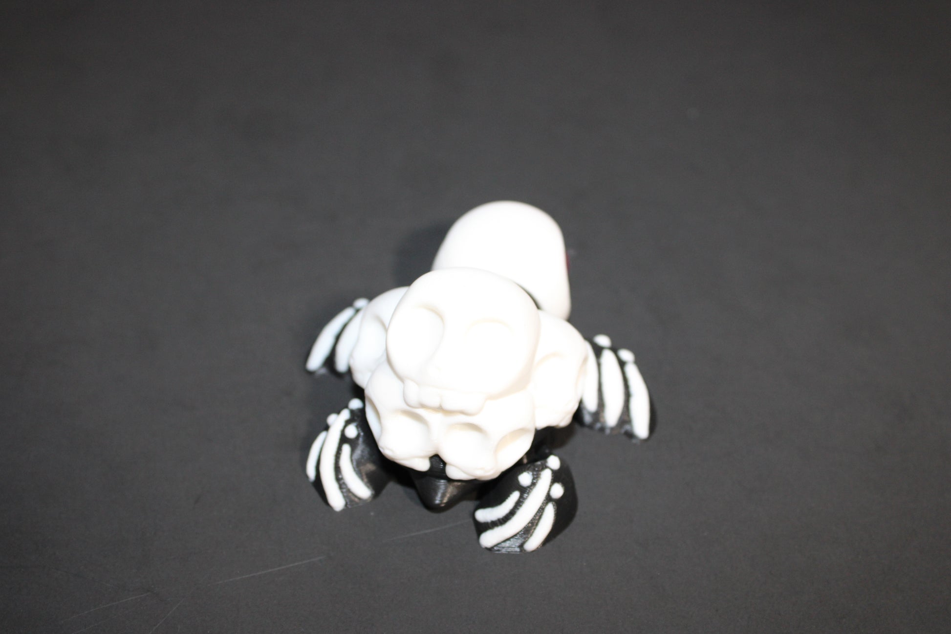 3D Printed Articulated Turtle Fidget Toy - Spooky Styles 2.5 inches - Wonderland 3D Printing 