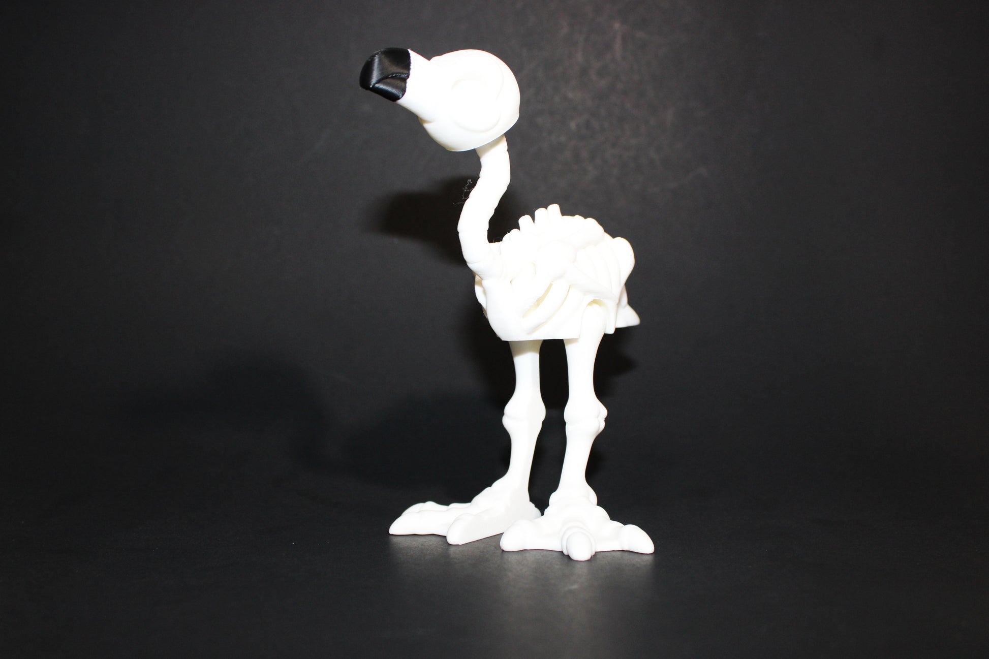 3D Printed Articulated Skelton Flamingo Fidget Toy - Wonderland 3D Printing 