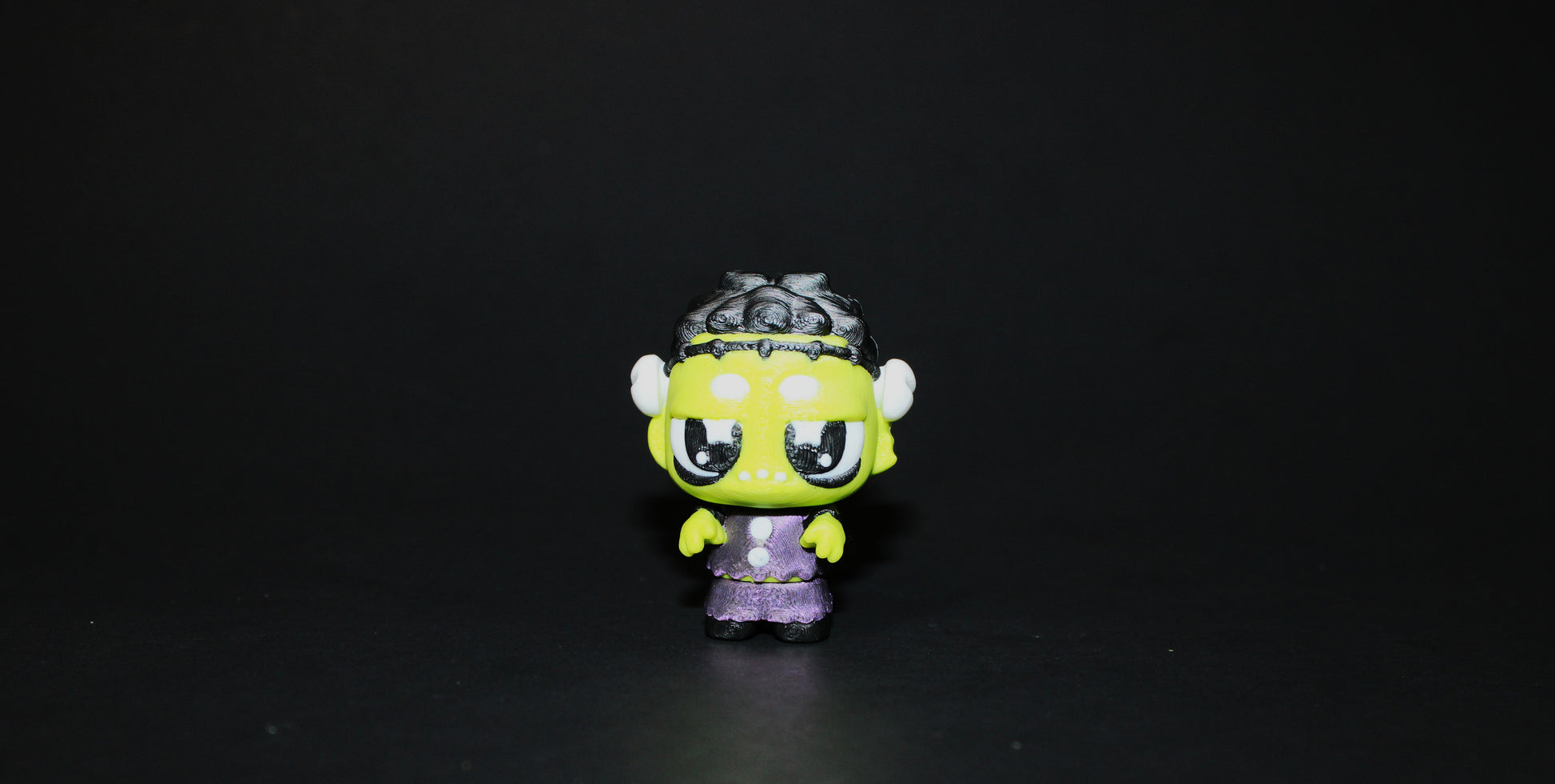 3D Printed Flexi Frankenstein and Bride with Heart Container - Wonderland 3D Printing 