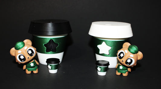 3D-printed Flexi  Bearista with Coffee Cup Container-Mini Coffee included - Wonderland 3D Printing 