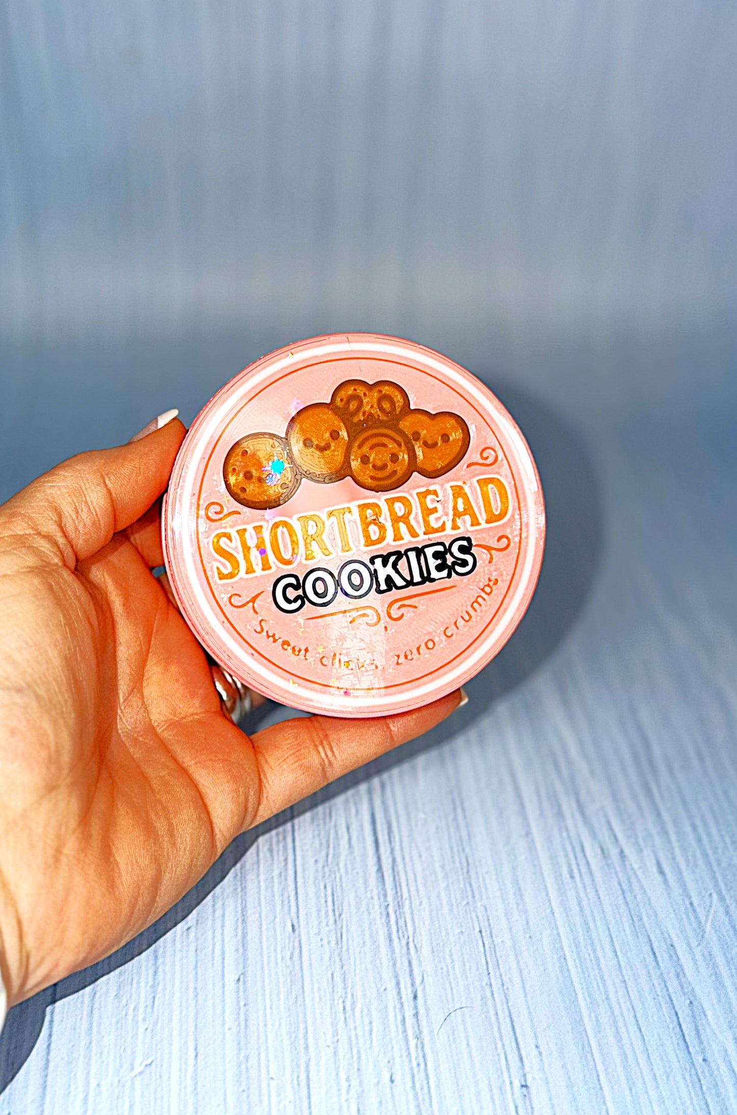 Clicker Sugar Cookie Container with Sewing Edition Options-3d printed - Wonderland 3D Printing 