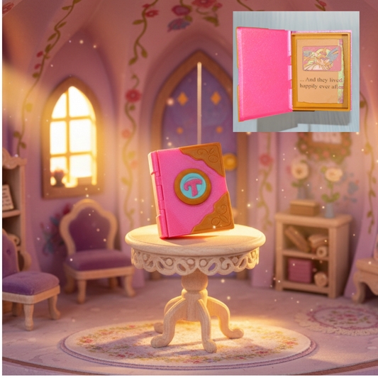 3D Printed 4" Story book trinket container - Wonderland 3D Printing 