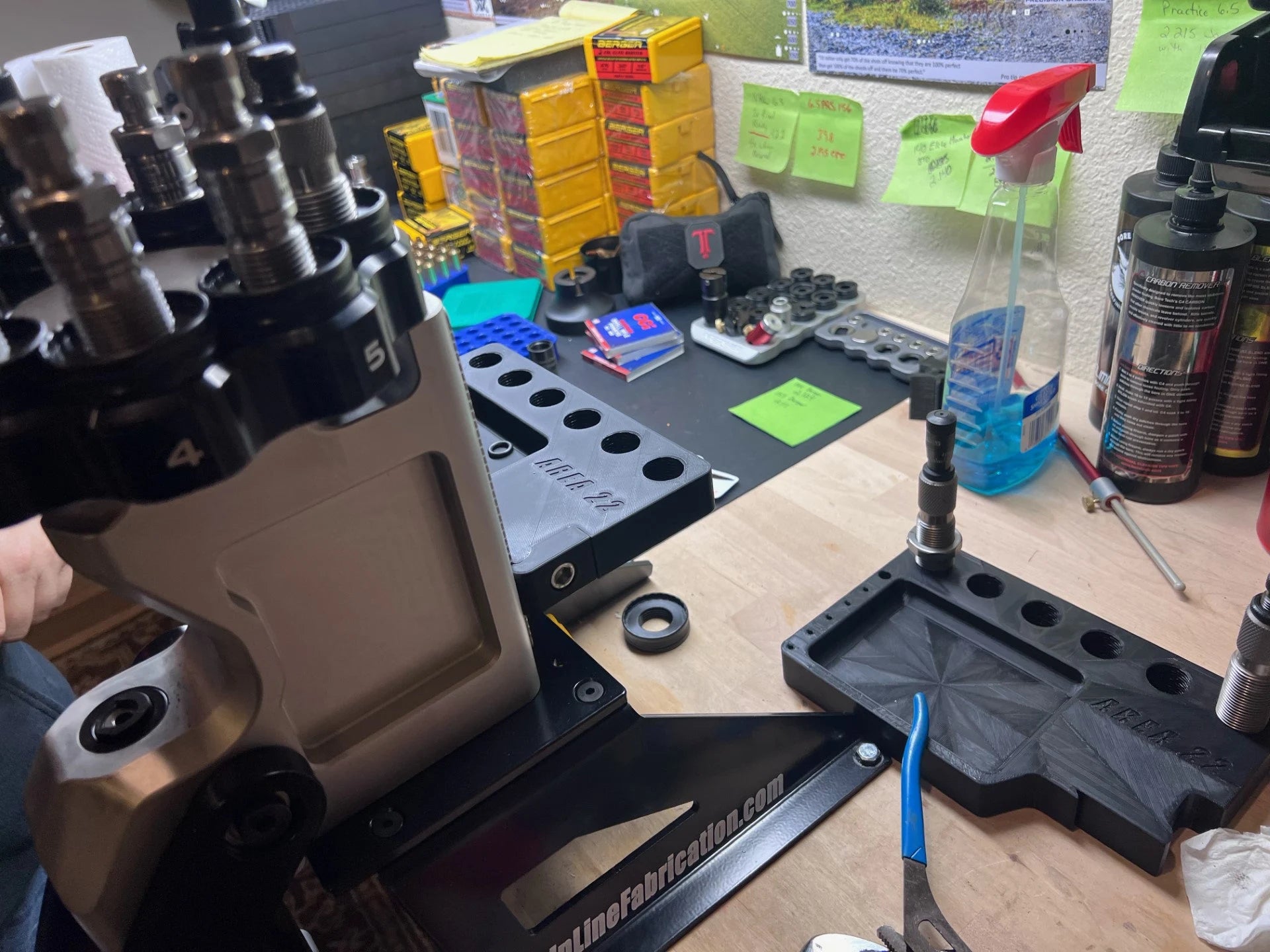 Reloading Press Tray for Area 419 Zero Press with Arca Clamp 3D Printed - Wonderland 3D Printing 