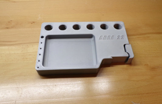 Reloading Press Tray for Area 419 Zero Press with Arca Clamp 3D Printed - Wonderland 3D Printing 