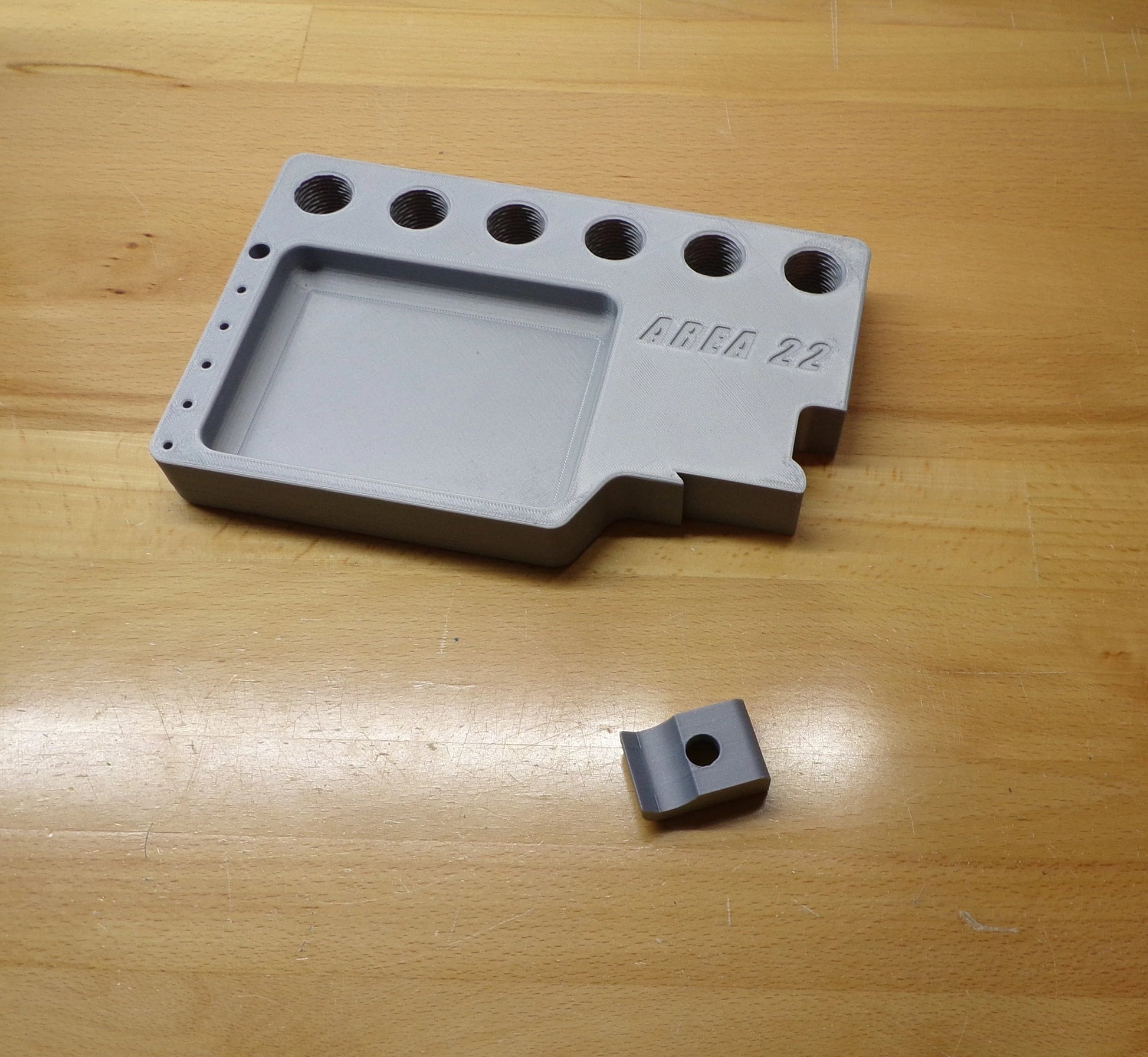 Reloading Press Tray for Area 419 Zero Press with Arca Clamp 3D Printed - Wonderland 3D Printing 