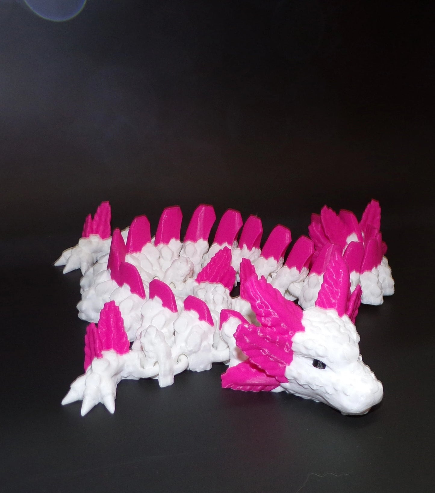 Axolotl Dragon: 3D Printed, Fully Articulated - Wonderland 3D Printing 