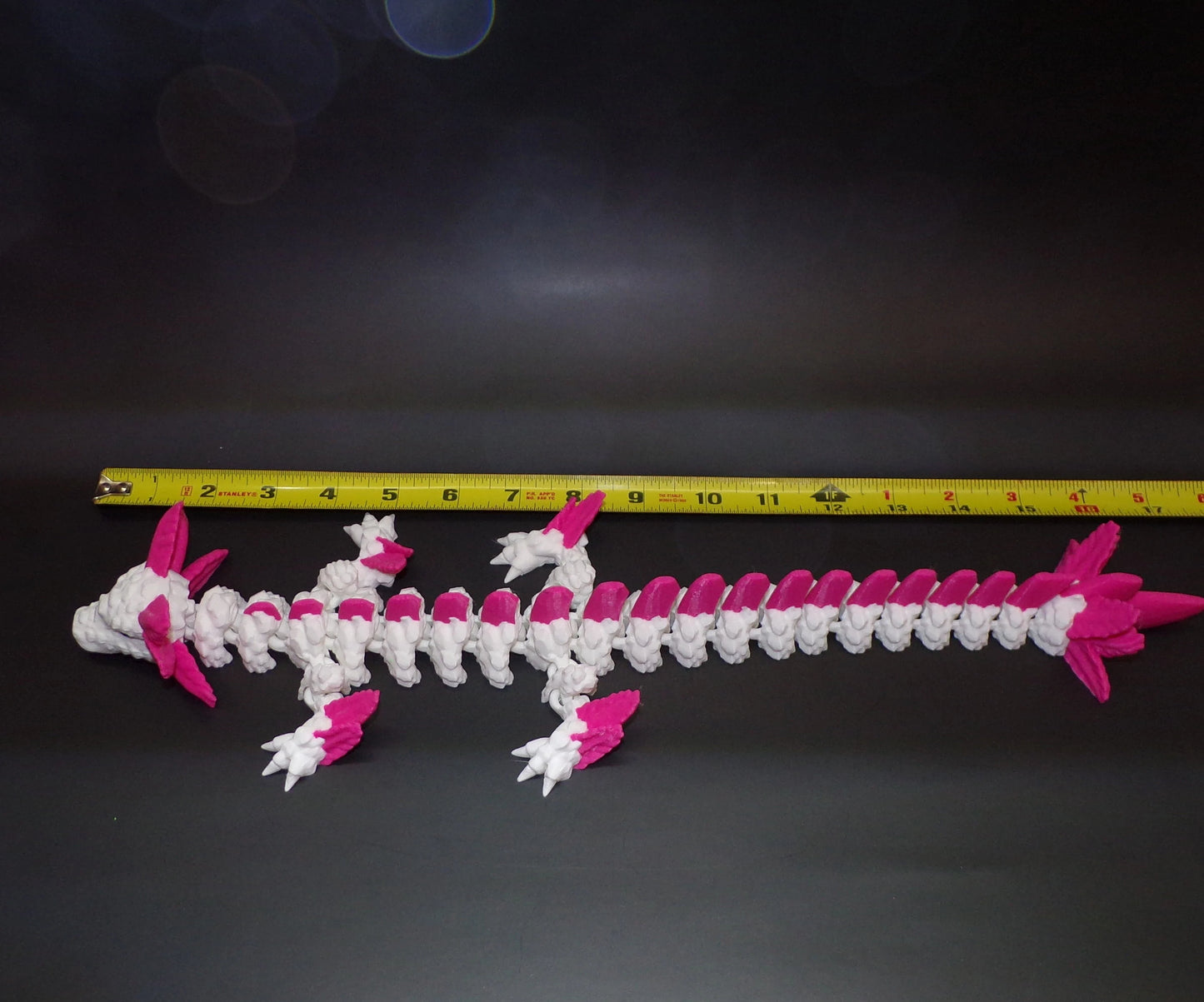 Axolotl Dragon: 3D Printed, Fully Articulated - Wonderland 3D Printing 