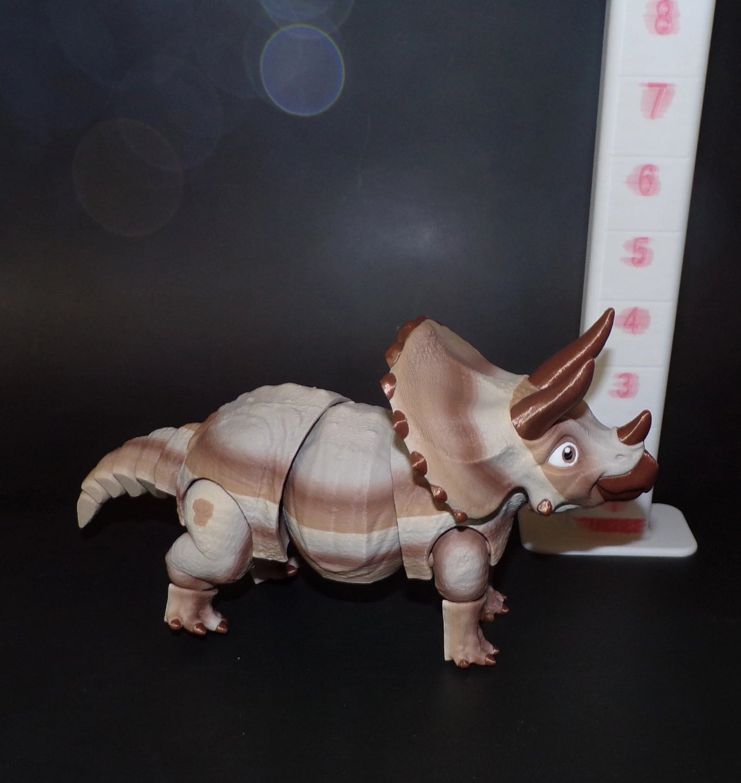 Triceratops: 3D Printed, Articulated - Wonderland 3D Printing 