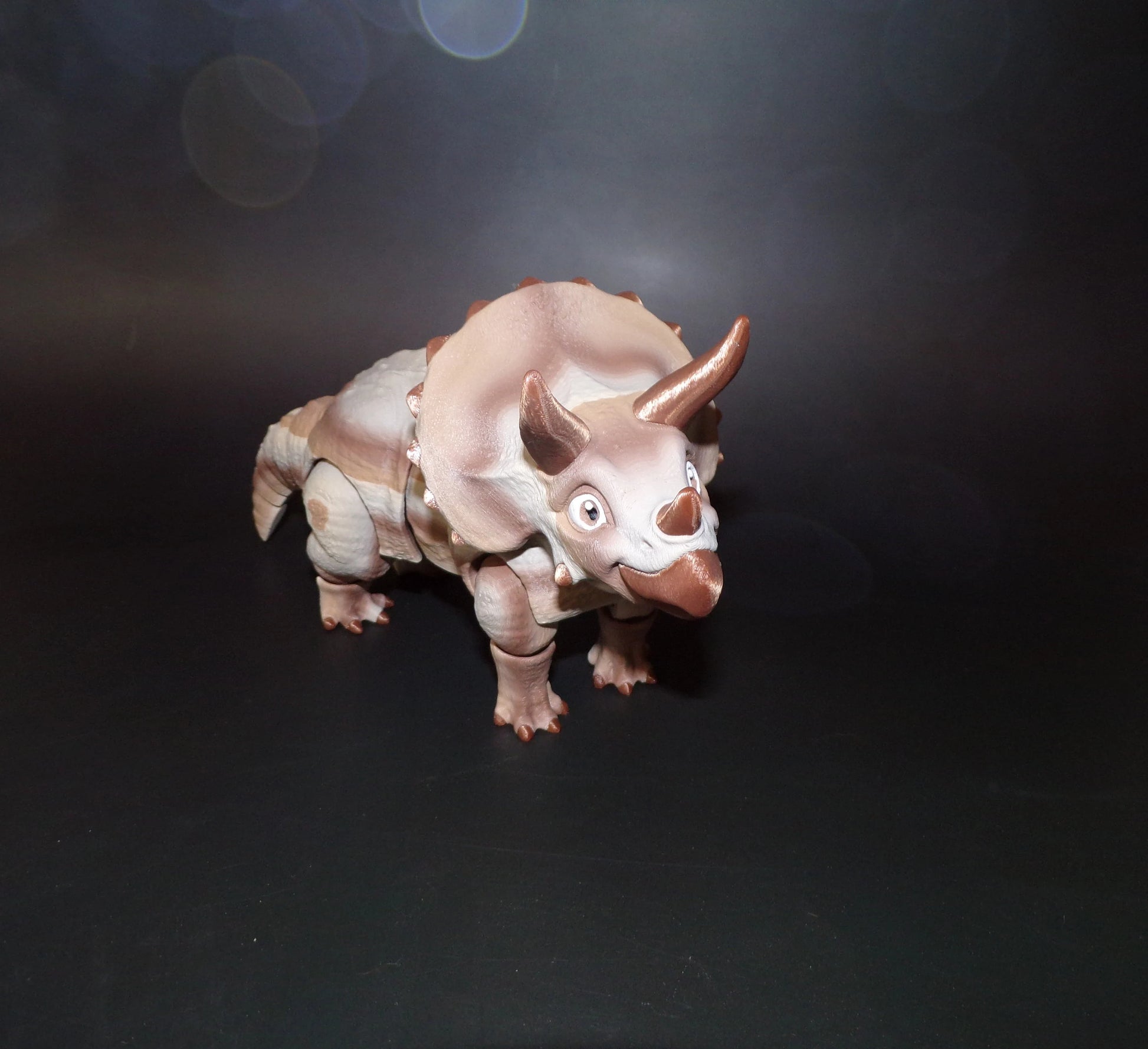 Triceratops: 3D Printed, Articulated - Wonderland 3D Printing 