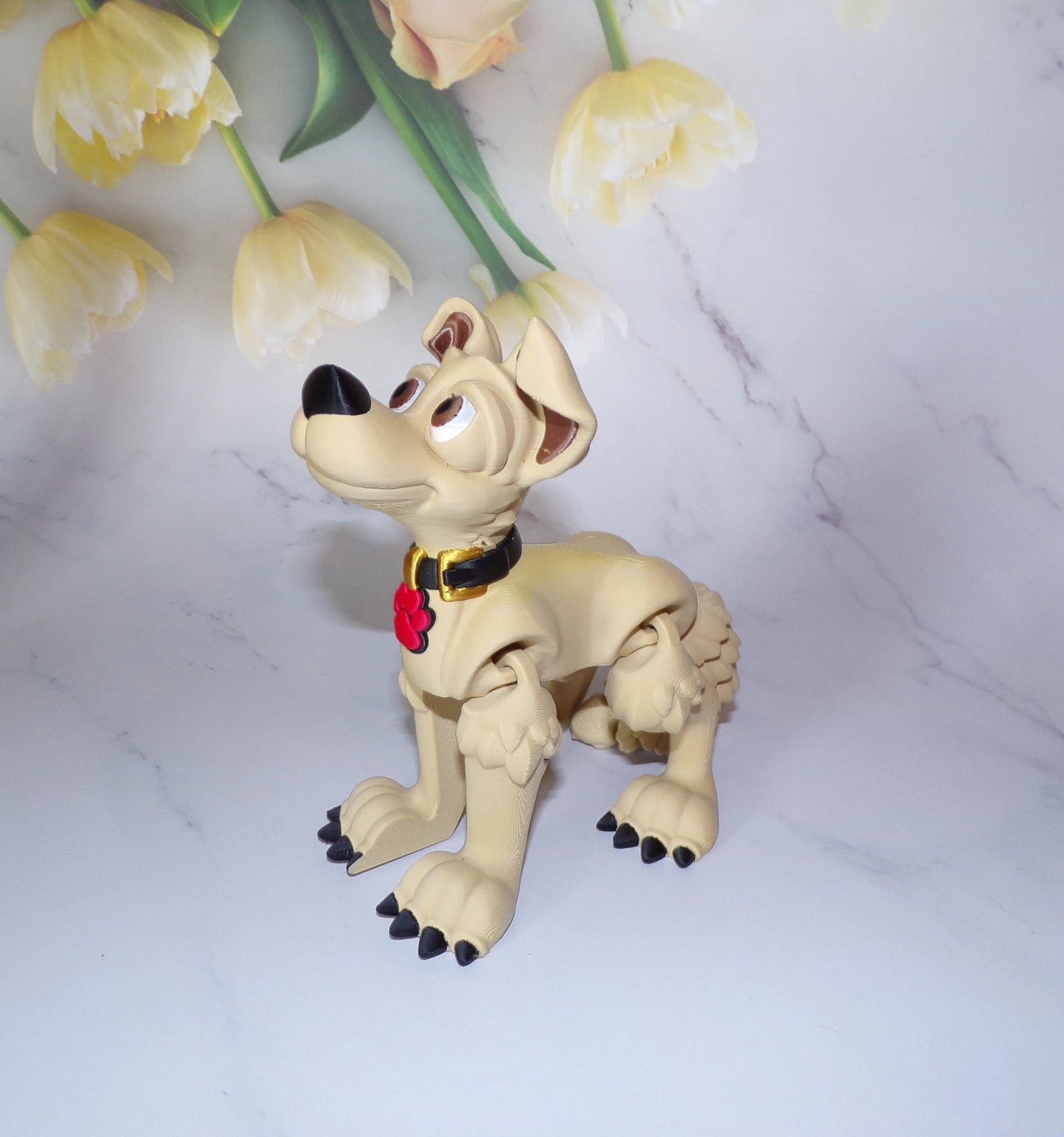 Dog:3D Printed, Articulated Dog - Wonderland 3D Printing 