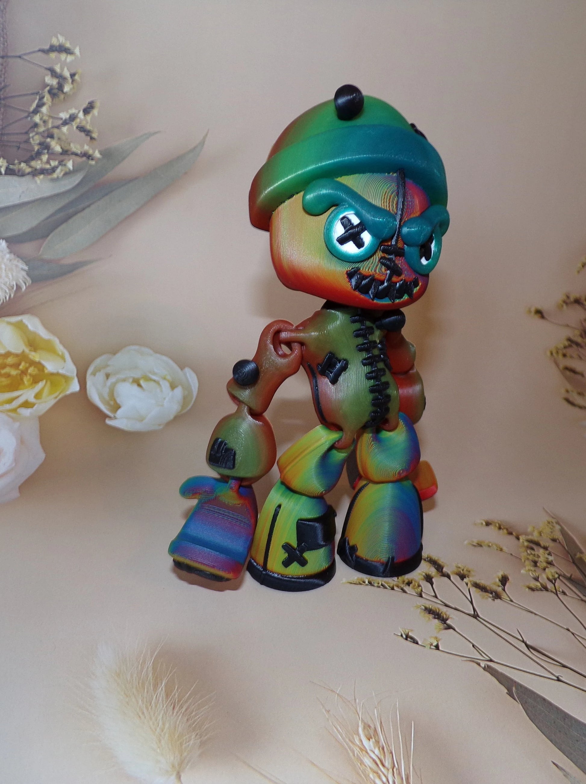 Voodoo Doll (come with custom stand) - Wonderland 3D Printing 