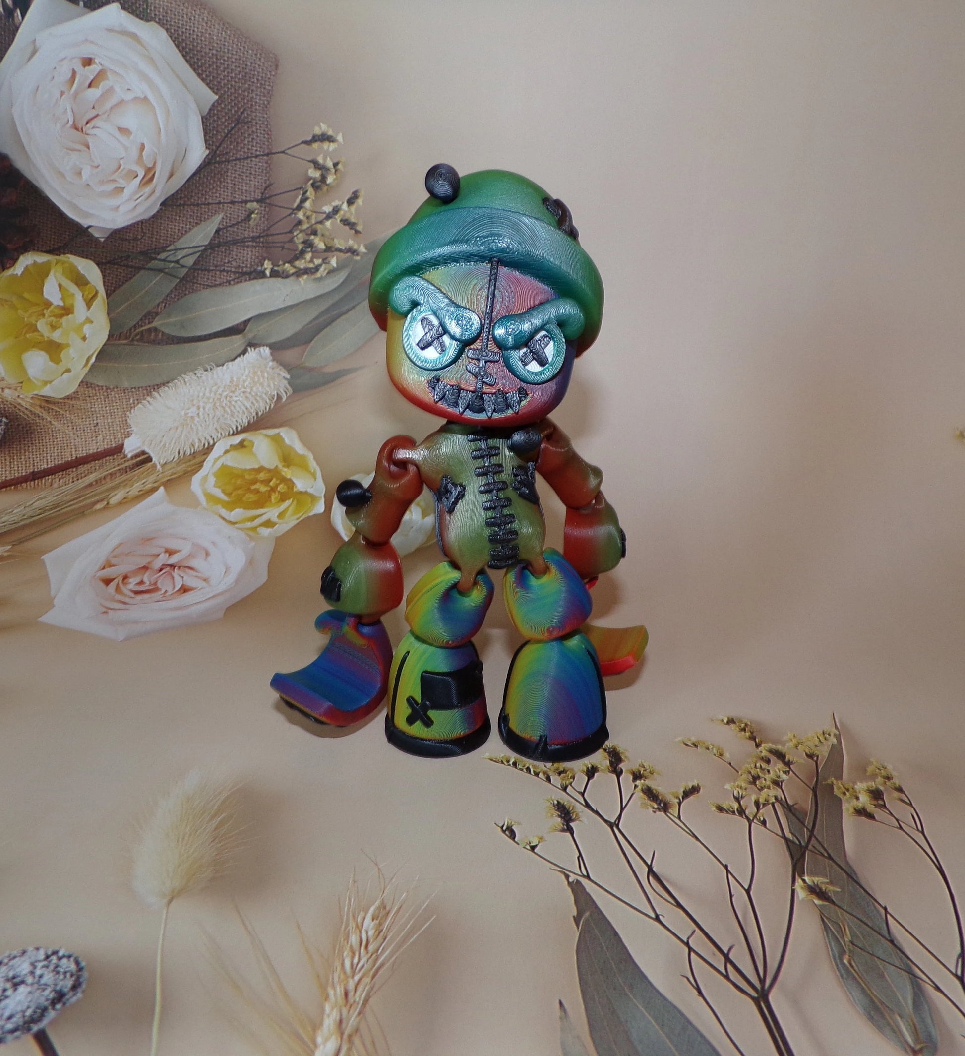 Voodoo Doll (come with custom stand) - Wonderland 3D Printing 