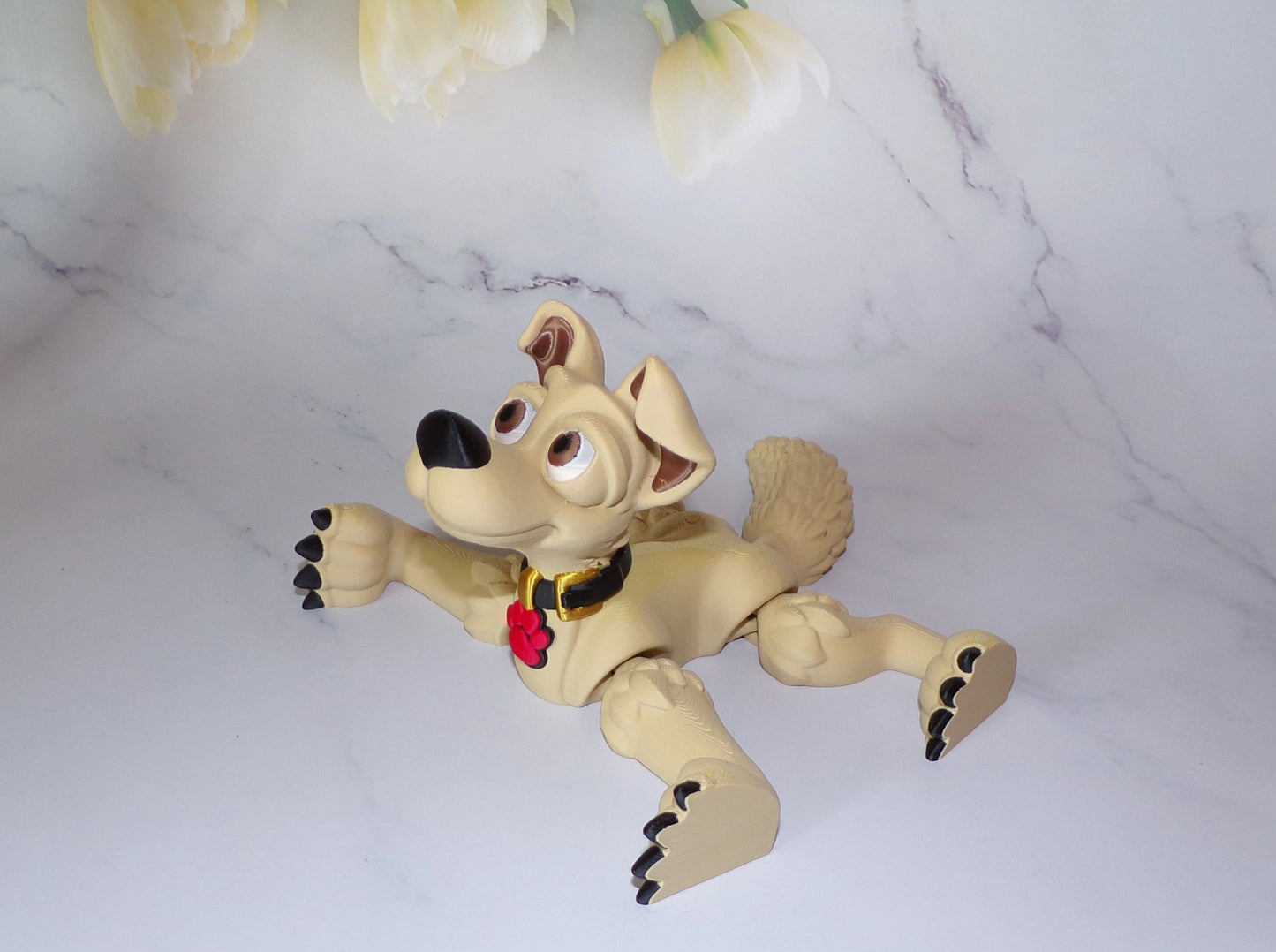 Dog:3D Printed, Articulated Dog - Wonderland 3D Printing 