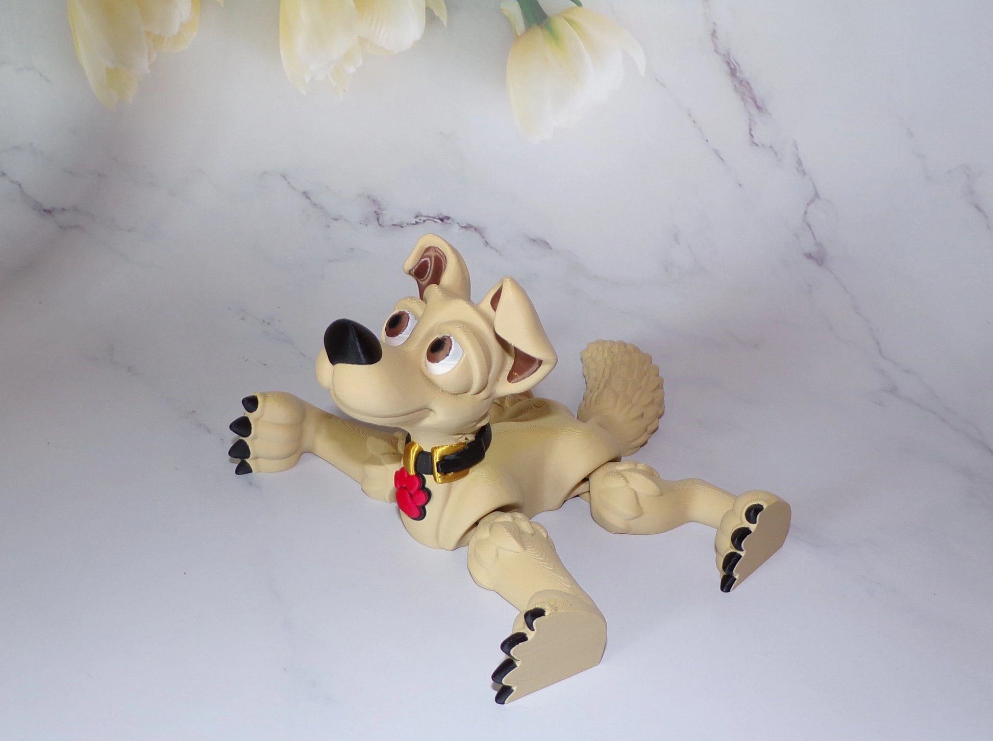 Dog:3D Printed, Articulated Dog - Wonderland 3D Printing 