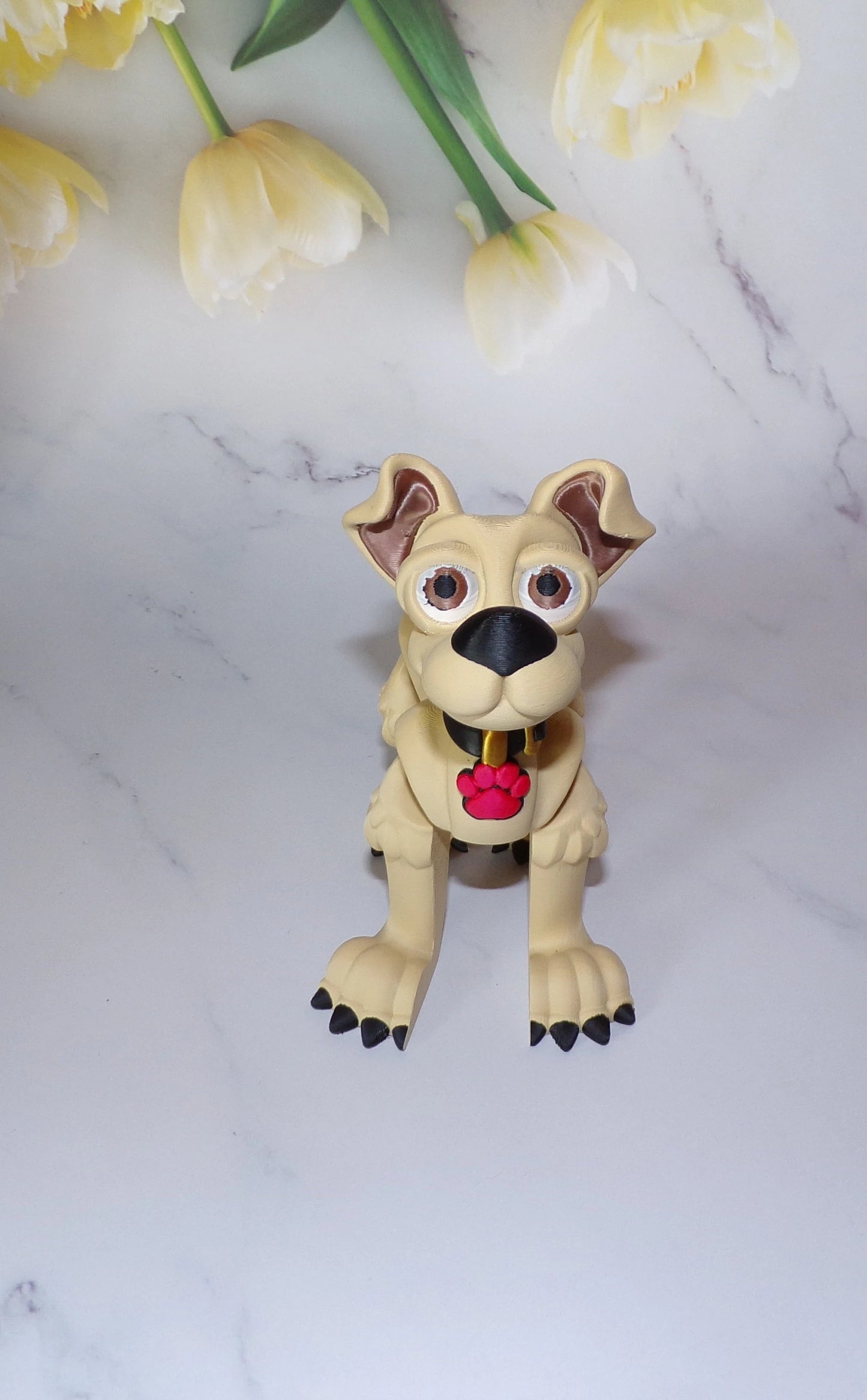 Dog:3D Printed, Articulated Dog - Wonderland 3D Printing 