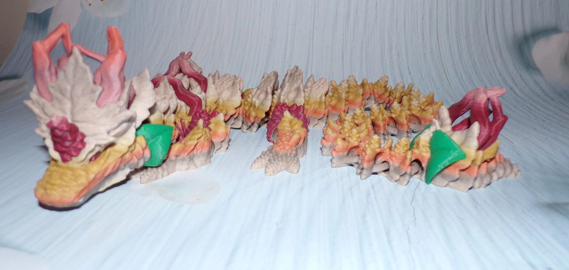 Autum Dragon:3D Printed, Fully Articulated - Wonderland 3D Printing 