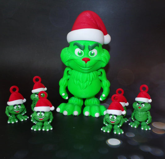 Christmas Friend 3D Printed Articulated Figurine - Wonderland 3D Printing 