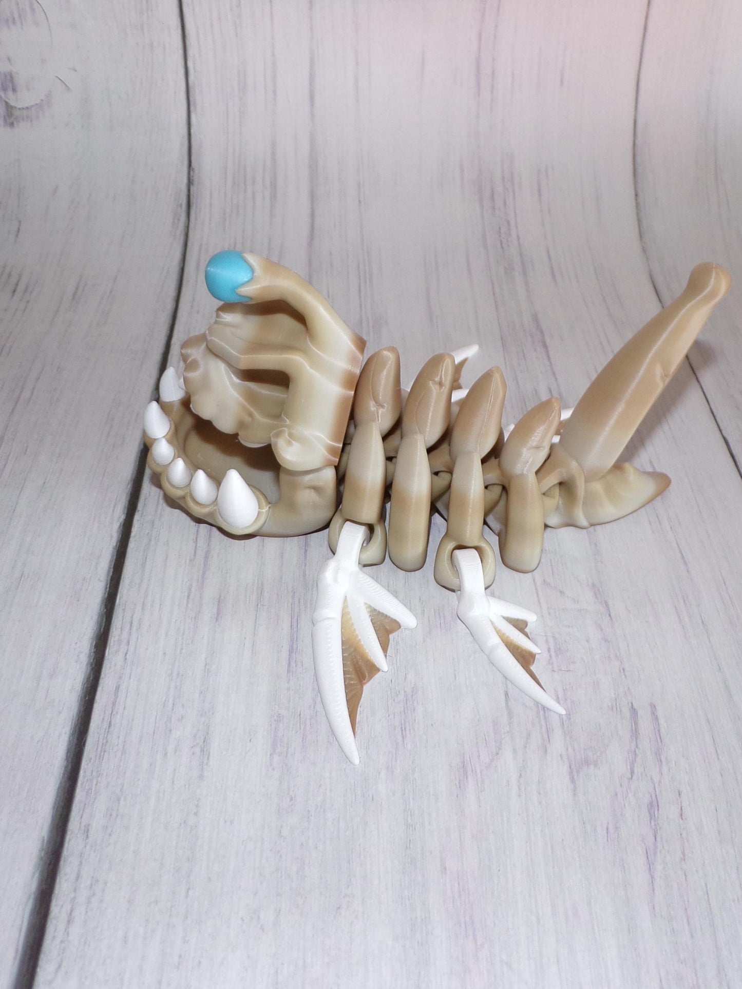 Angler Fish-3D Printed Articulated Figurine - Wonderland 3D Printing 