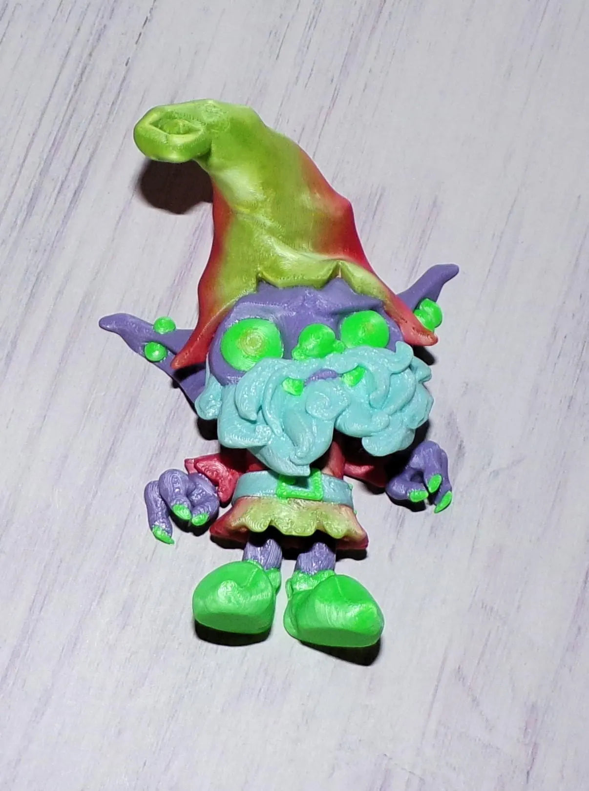 Creepy Gnome 3d printed Articulated Figurine - Wonderland 3D Printing 