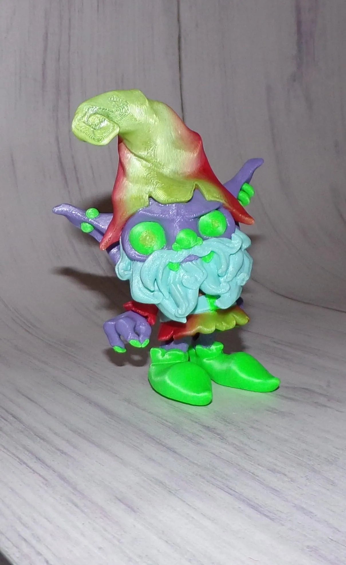 Creepy Gnome 3d printed Articulated Figurine - Wonderland 3D Printing 