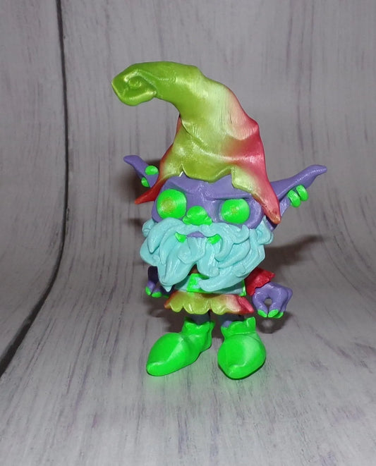 Creepy Gnome 3d printed Articulated Figurine - Wonderland 3D Printing 