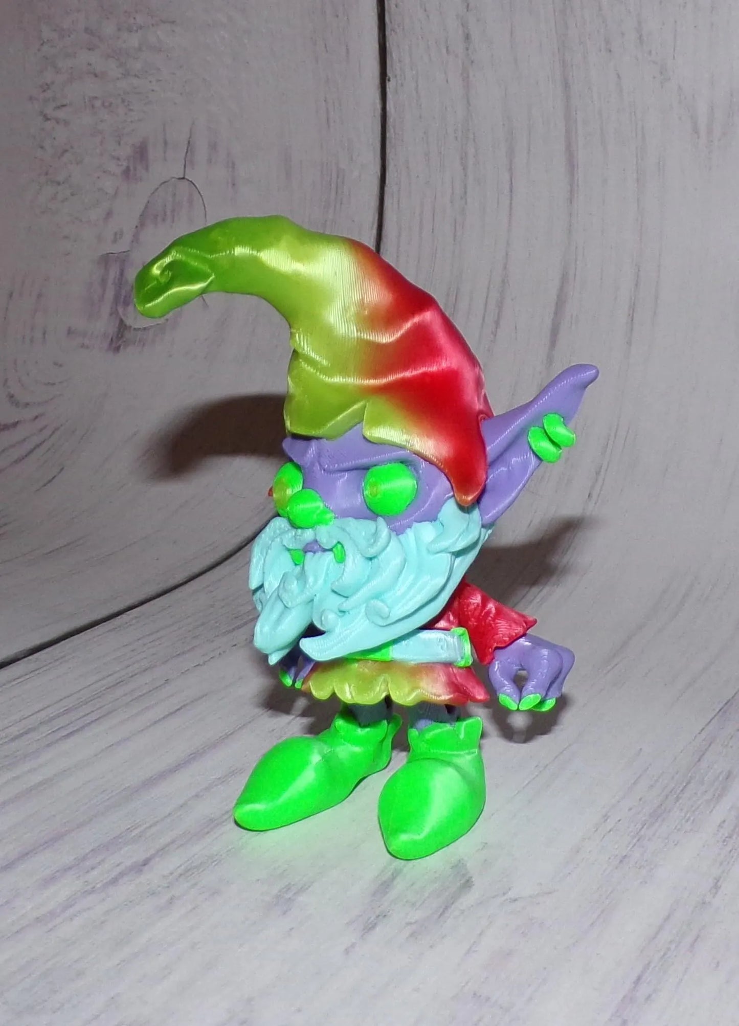 Creepy Gnome 3d printed Articulated Figurine - Wonderland 3D Printing 