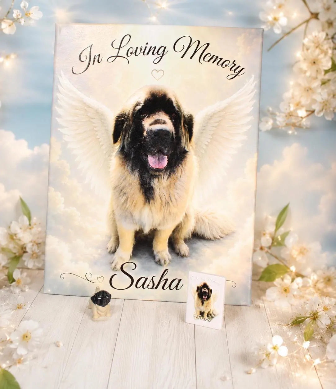 Personalized Pet Photo Canvas 4x6, 8x10 or 11x14, Raised UV Resin Print Options, Custom Picture Gift- Memorial Canvas Art - Wonderland 3D Printing 