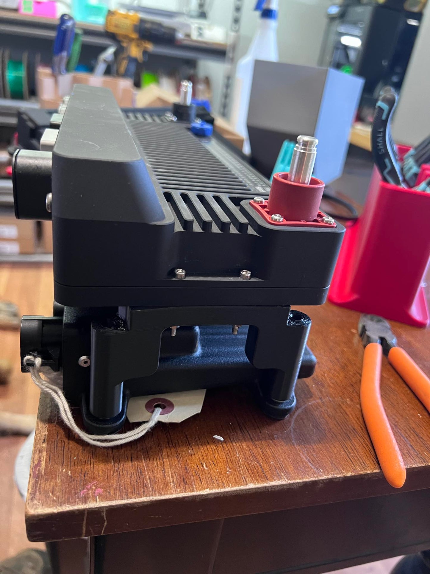 PDM 28 to Holley Dominator Piggyback bracket - Wonderland 3D Printing 