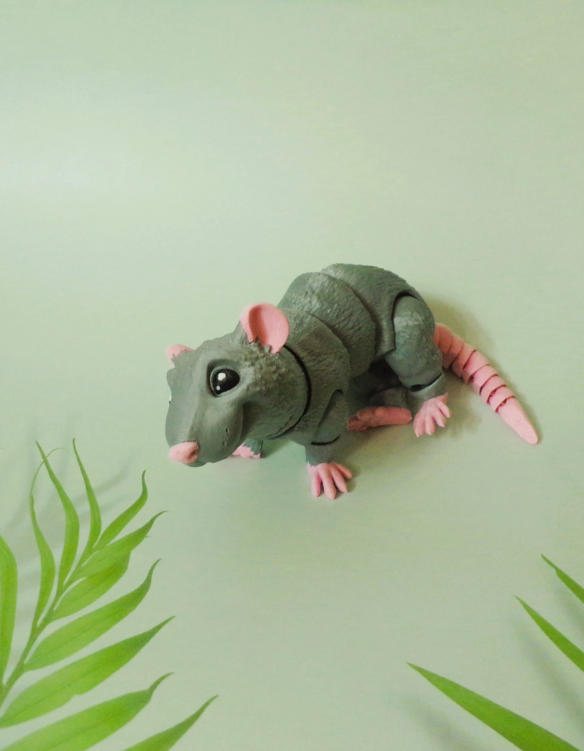 Rat: 3D Printed Articulated - Wonderland 3D Printing 